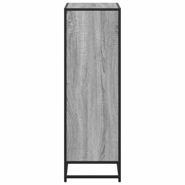 vidaXL Bokhylla grå sonoma 60x35x107,5 cm konstruerat trä