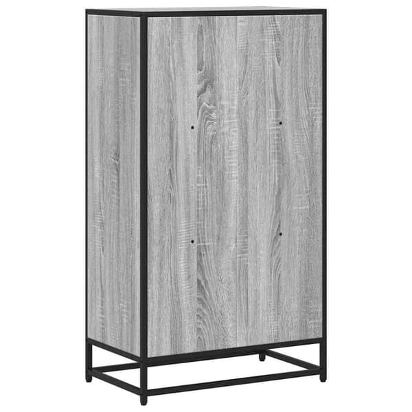 vidaXL Bokhylla grå sonoma 60x35x107,5 cm konstruerat trä