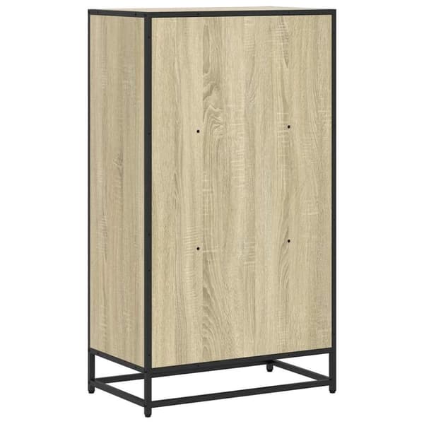 vidaXL Bokhylle sonoma eik 60x35x107,5 cm konstruert tre