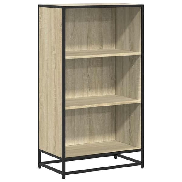 vidaXL Bokhylle sonoma eik 60x35x107,5 cm konstruert tre