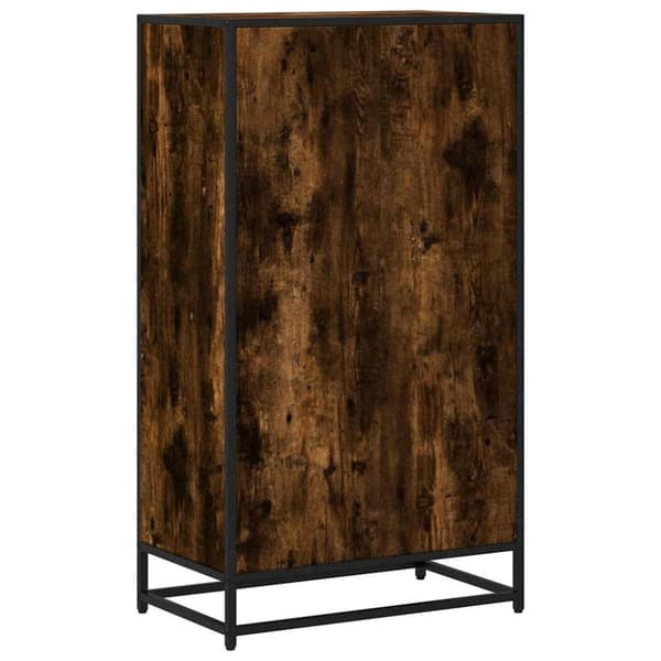 vidaXL Bokhylla rökfärgad ek 60x35x107,5 cm konstruerat trä