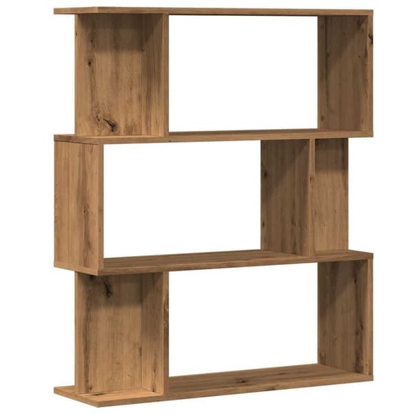 vidaXL Kirjakaappi artesaani tammi 80x24x96 cm tekninen puu