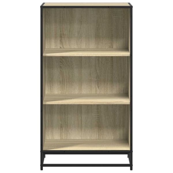 vidaXL bogreol 60x35x107,5 cm konstrueret træ sonoma-eg