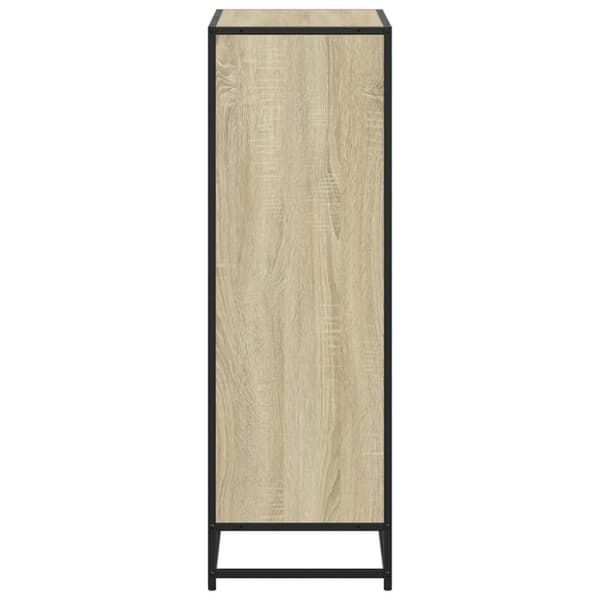 vidaXL bogreol 60x35x107,5 cm konstrueret træ sonoma-eg