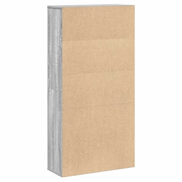 vidaXL bogreol 60x24x120 cm konstrueret træ grå sonoma-eg