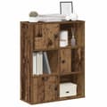 Miniatyrbilde 2 av 11: vidaXL Bokhylle gammelt tre 60x24x76,5 cm konstruert tre