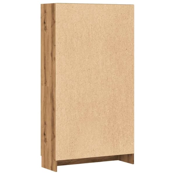 vidaXL bogskab 82,5x30,5x150 cm konstrueret træ kunsteg