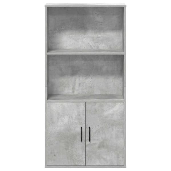 vidaXL bogreol 60x24x120 cm konstrueret træ betongrå