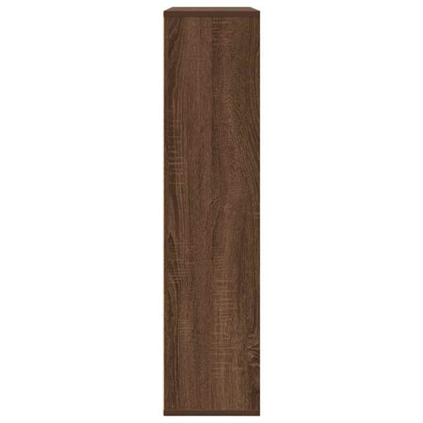 vidaXL bogreol 89x24x101,5 cm konstrueret træ brun egetræsfarve