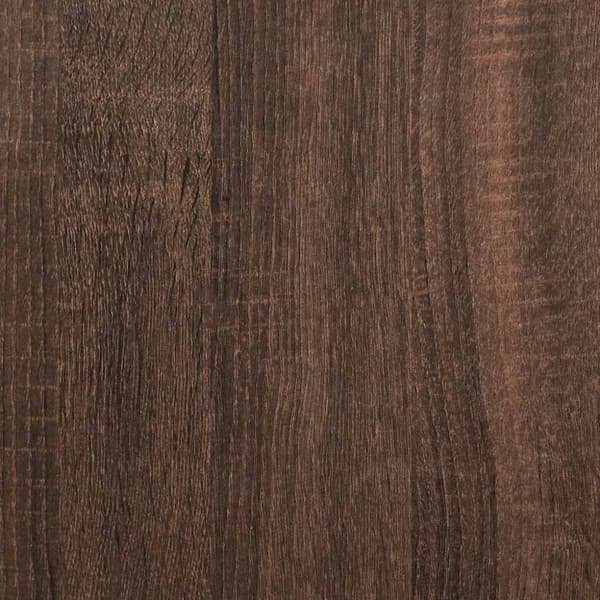 vidaXL bogreol 89x24x101,5 cm konstrueret træ brun egetræsfarve