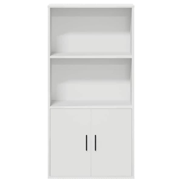 vidaXL bogreol 60x24x120 cm konstrueret træ hvid