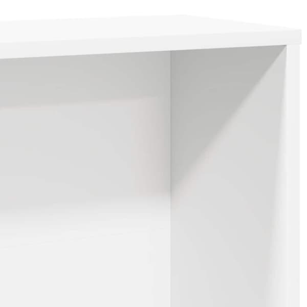 vidaXL bogreol 60x24x120 cm konstrueret træ hvid