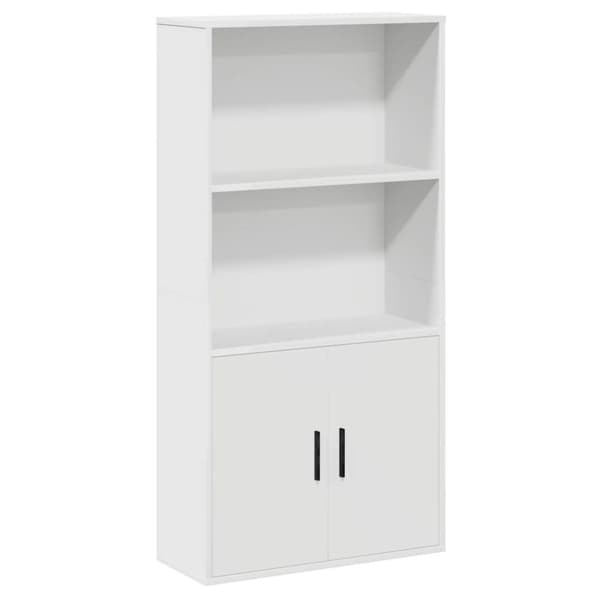 vidaXL bogreol 60x24x120 cm konstrueret træ hvid