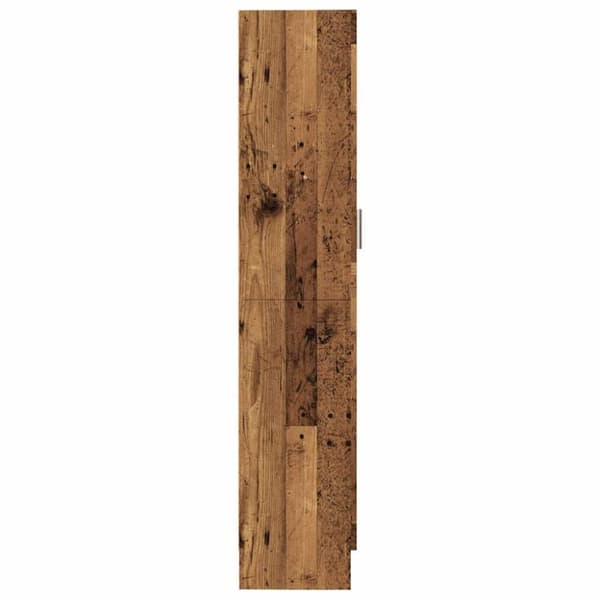 vidaXL Kirjahylly vanha puu 82,5x30,5x150 cm lastulevy