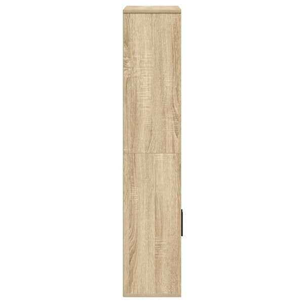 vidaXL bogreol 60x24x120 cm konstrueret træ sonoma-eg
