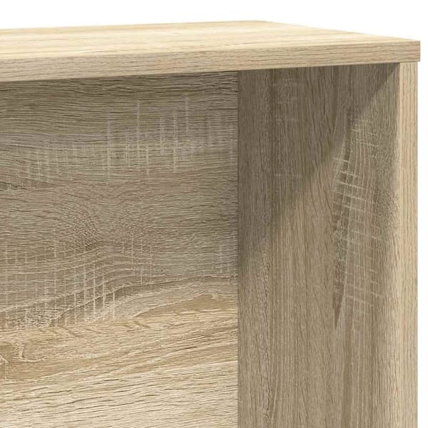 vidaXL bogreol 60x24x120 cm konstrueret træ sonoma-eg
