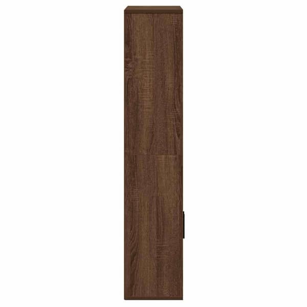 vidaXL bogreol 60x24x120 cm konstrueret træ brun egetræsfarve