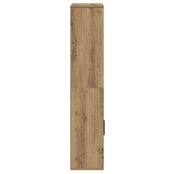 vidaXL bogreol 60x24x120 cm konstrueret træ kunsteg
