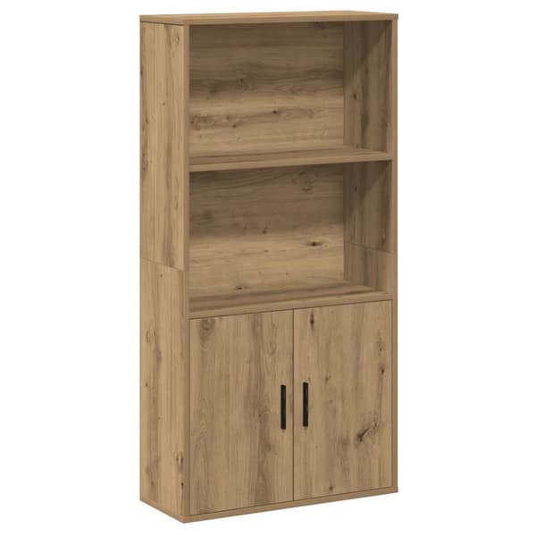 vidaXL bogreol 60x24x120 cm konstrueret træ kunsteg