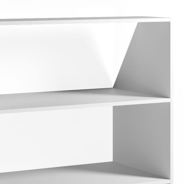 Barnbibliotek, 90x100cm, Vit, Vit, Vicco
