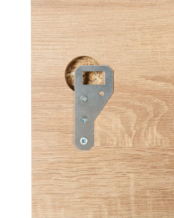 Væghylde Lyst træ spånplade 190 x 30 x 28 cm 6 hylder Moderne stil Væghængt bogreol Opbevaring