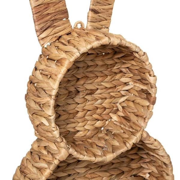Vägghylla för barn "Rabbit" - vattenhyacint H53 cm - Beige - Atmosphera createur d'interieur