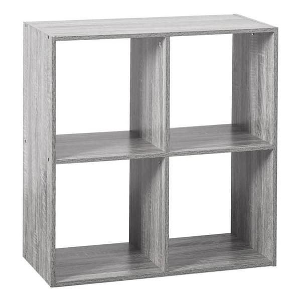 5five - 4-box “mix n modul” hylla med grå ekeffekt