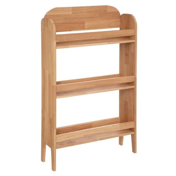 "Robin" barnbokhylla - gummiträ - H100 cm - Beige - Atmosphera inredningsarkitekt