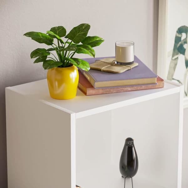 Bibliotek - VIDA DESIGNS - Oxford - 5 hyllor - Massivt trä - Vit