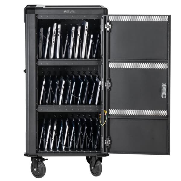 Vægmonteret rack kabinet V7 CHGCT30USBCPD-2E