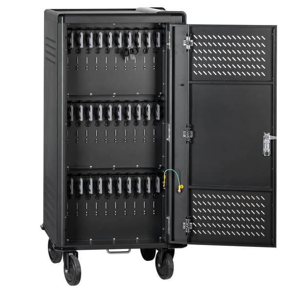 Seinäasennettava laitekaappi V7 CHGCT30USBCPD-2E