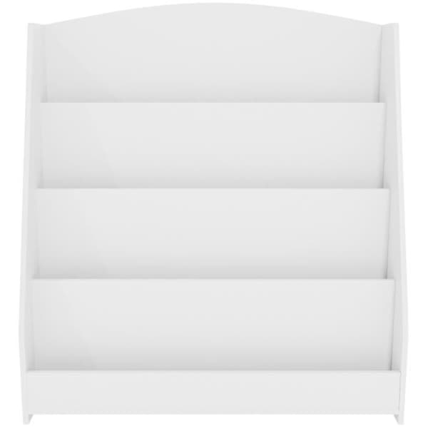 Barnbibliotek Melfa i MDF med 4 förvaringshyllor, 80 cm