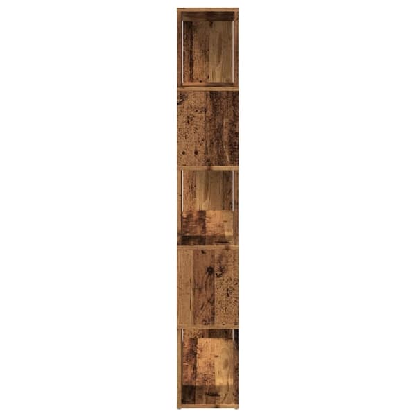 Bokhylla/Rumsavdelare gammalt trä 100x24x155 cm
