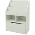 Miniatyrbillede 1 af 7: Rootz Multi -Purpose bogreol Hylde - Opbevaringsenhed - Grå - Rigelig opbevaring - 60 cm x 29,9 cm x 90 cm