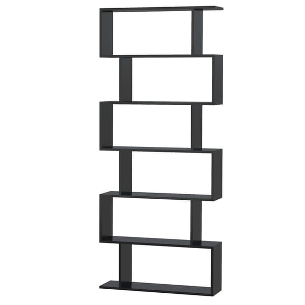 Rootz Zigzag Design Booksboy - Kirjahylly - Storage Unit - Tyylikäs ja tilava - 80W x 23d x 192H cm
