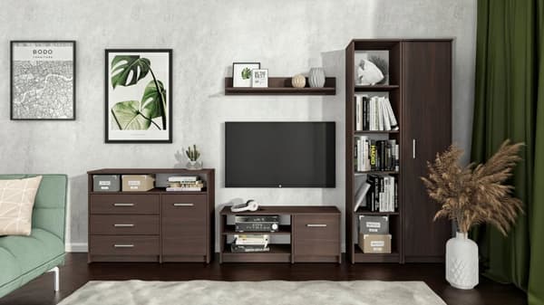Lukket kontorhylde BODO R40Z WENGE garderobe