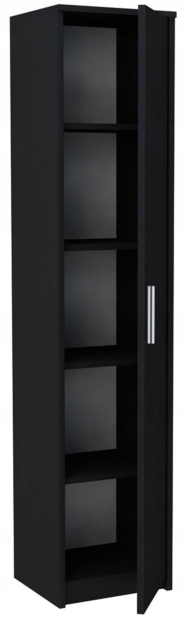 Lukket kontorhylde BODO R40Z sort garderobe