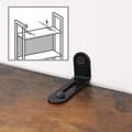Miniatyrbillede 7 af 11: Åben stående hylde med hylder loft vintage rustik eg sort