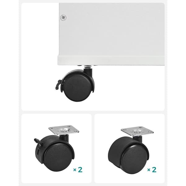 Barnförvaringshylla med bokhylla - H70 cm