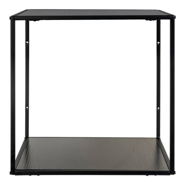 Rootz vita vägghylla - modern hylla - minimalistisk hyllor - stilfull och kompakt design - 36 cm x 36 cm x 36 cm