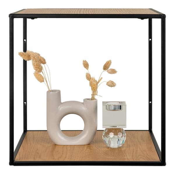 Rootz Vita -seinähylly - kelluva hylly - näyttöteline - moderni eleganssi - 36 cm x 36 cm x 36cm