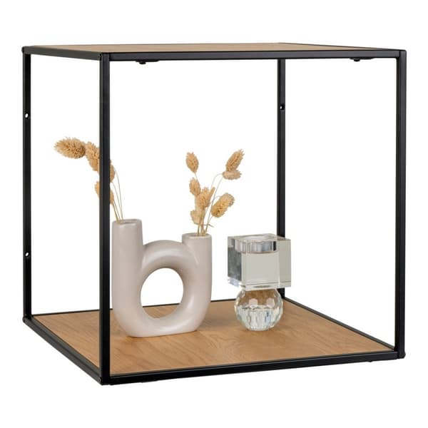 Rootz Vita -seinähylly - kelluva hylly - näyttöteline - moderni eleganssi - 36 cm x 36 cm x 36cm