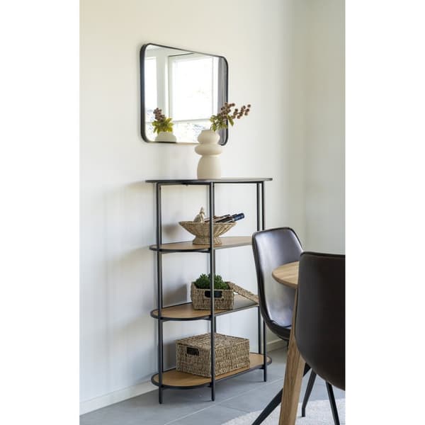 Rootz Oval hylly - Storage -hyllyyksikkö - kirjahylly - Moderni eleganssi - 85 cm x 36cm x 111cm