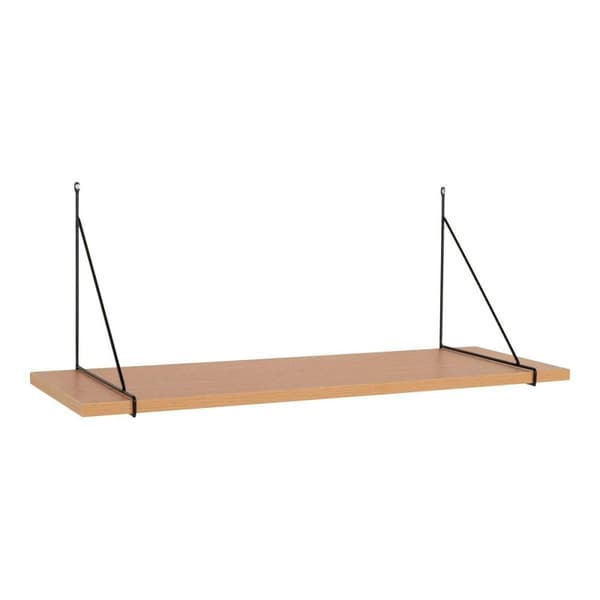 Rootz Chiba -seinähylly - Tuhkaviilun hylly - Teräsrunko hylly - Avaruussäästäjä - 80 cm x 31cm x 29cm
