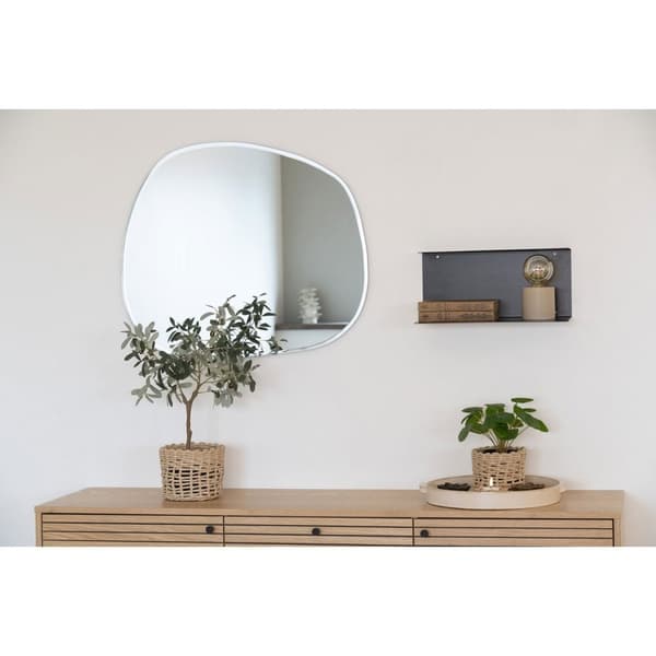 Rootz vägghylla - stålhylla - svart displayhylla - rymdbesparande design - 40 cm x 18 cm x 18 cm