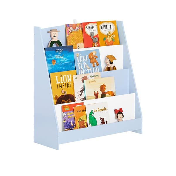 Rootz Kids Bookhelf - Children's Bookcase - Storage Unit - Säkerhet och bekvämlighet - MDF E1 - 80x88x30cm