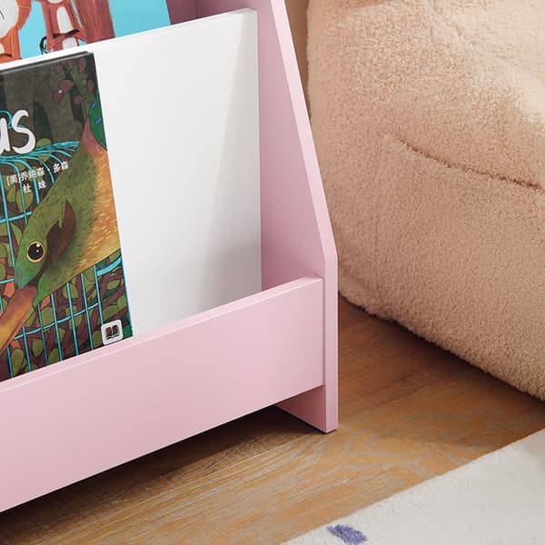 Rootzin lasten kirjahylly - Kid's Storage -järjestäjä - MDF -kirjahylly - turvalliset pyöristetyt kulmat - 80x88x30cm