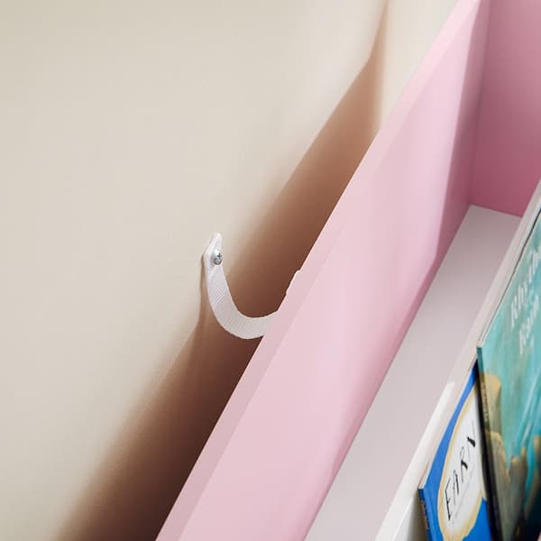 Rootzin lasten kirjahylly - Kid's Storage -järjestäjä - MDF -kirjahylly - turvalliset pyöristetyt kulmat - 80x88x30cm