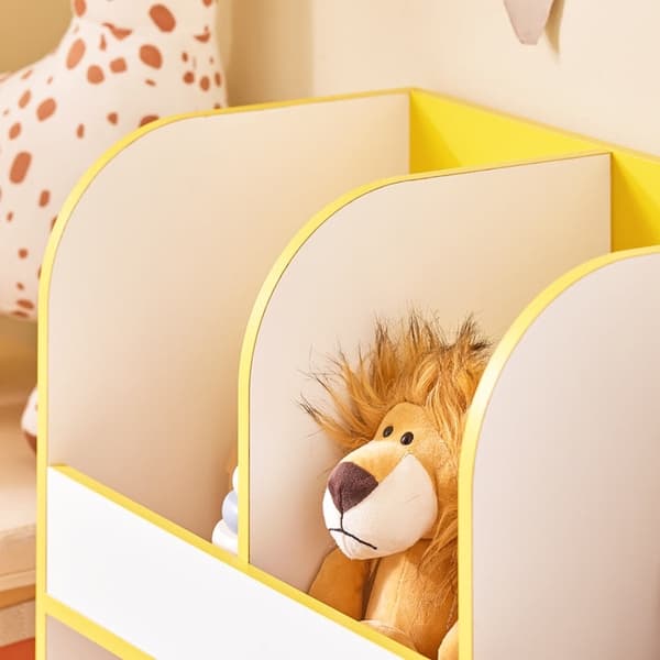 Rootz Lasten säilytyshylly - Järjestäminen - Kids Bookshelf - Optimoitu säilytysratkaisu - 70x58x30cm - Brighten Lasten huone