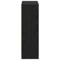 Miniatyrbilde 7 av 10: vidaXL Bokhylle Svart 60x24x76 cm Konstruert tre